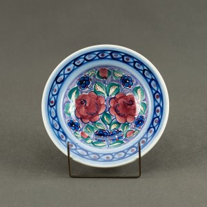 ZF Włocławek - Assiette florale - années 1970.