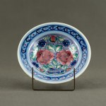 ZF Włocławek - Assiette florale - années 1970.