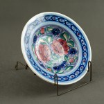 ZF Włocławek - Assiette florale - années 1970.