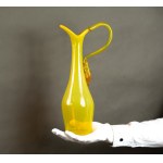 PASEK Zofia - Krakow Glass Institute - Braided jug - 1970s [very rare].