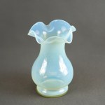 FIEDOROWICZ Ludwik - HSG Ząbkowice - Vase "Silesia Rustica" - 1970s [milky, soulful, rare].