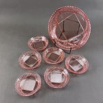 HSG Ząbkowice - Set of salad bowl + bowls - 1970s.