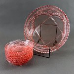 HSG Ząbkowice - Set of salad bowl + bowls - 1970s.