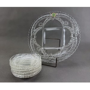 HSG Ząbkowice - Set of platter + plates - 1970s.