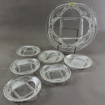 HSG Ząbkowice - Set of platter + plates - 1970s.
