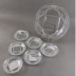 HSG Ząbkowice - Set of platter + plates - 1970s.