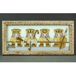 GĄSIENICA SZOSTAK Krystyna - Music - Zakopane 1960s [painting on glass].