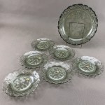 HSG Hortensia - Sada salátové mísy + misky č. 367 tři plody - 70. léta 20. století.