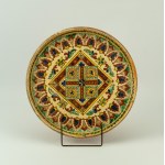 WOŻNIAK Kazimierz - Patera Huculska - Olawa 1978 [Hutsul, Pokuttyan ceramics].