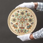 WOŻNIAK Kazimierz - Patera Huculska - Olawa 1978 [Hutsul, Pokuttyan ceramics].