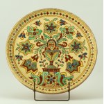 WOŻNIAK Kazimierz - Patera Huculska - Olawa 1978 [Hutsul, Pokuttyan ceramics].