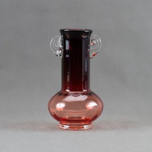 SŁUCZAN-ORKUSZ Jerzy - Tarnowiec Glassworks - váza Strongman - 1970s.