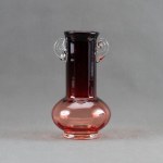 SŁUCZAN-ORKUSZ Jerzy - Tarnowiec Glassworks - "Strongman" vase. - 1970s.