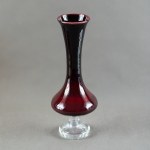 SŁUCZAN-ORKUSZ Jerzy - Tarnowiec Glassworks - Vase on foot - 1970s.