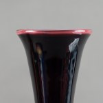 SŁUCZAN-ORKUSZ Jerzy - Tarnowiec Glassworks - Vase on foot - 1970s.