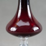 SŁUCZAN-ORKUSZ Jerzy - Tarnowiec Glassworks - Vase on foot - 1970s.