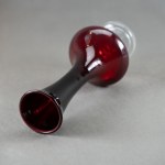 SŁUCZAN-ORKUSZ Jerzy - Tarnowiec Glassworks - Vase on foot - 1970s.