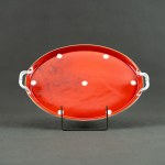 Fabryka Porcelany i Wyrobów Ceramicznych Ćmielów - Taca do mokki - lata 30.