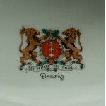 Fabryka Porcelany Giesche - Popielniczka Danzig - lata 30.