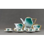 Porcelain and Ceramics Factory Ćmielów - Caprice - Coffee service - 1930s. - UNIQUE.