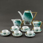 Porcelain and Ceramics Factory Ćmielów - Caprice - Coffee service - 1930s. - UNIQUE.