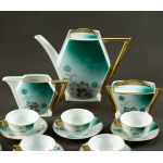 Porcelain and Ceramics Factory Ćmielów - Caprice - Coffee service - 1930s. - UNIQUE.