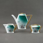 Porcelain and Ceramics Factory Ćmielów - Caprice - Coffee service - 1930s. - UNIQUE.