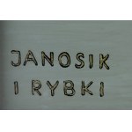 GĄSIENICA SZOSTAK Krystyna - Janosik and the fish - Zakopane 1960s [painting on glass].
