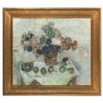 Tytus Czyżewski (1880 Przyszowa - 1945 Kraków), Still life with flowers and apples