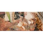 Jacek Malczewski (1854 Radom - 1929 Krakow), Scene with a reclining figure - fragment of a larger composition, 1913.