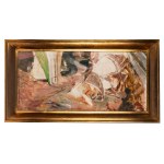 Jacek Malczewski (1854 Radom - 1929 Krakow), Scene with a reclining figure - fragment of a larger composition, 1913.