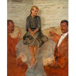 Jacek Malczewski (1854 Radom - 1929 Krakow), Homage before the Muse, ca. 1920.