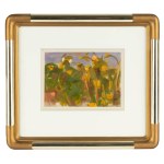 Wojciech Weiss (1875 Leorda na Bukowina - 1950 Krakow), Study of sunflowers, ca. 1900.