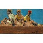 Wlastimil Hofman (1881 Prague - 1970 Szklarska Poreba), In the Desert, 1940s.