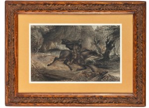 Artur Grottger (1837 Ottyniowice - 1867 Amélie-les- Bains), Ucieczka przed burzą