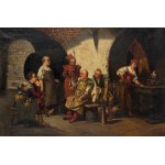 Jan Moniuszko (1853 Vilnius - 1908 Warsaw), Scene in an Inn, 1897.