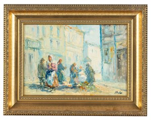 Erno Erb (1890 Lwów - 1943 tamże), Przekupki na lwowskiej ulicy