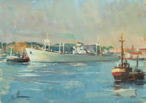 Antoni Suchanek (1901 Rzeszów - 1982 Gdynia), Port w Gdańsku