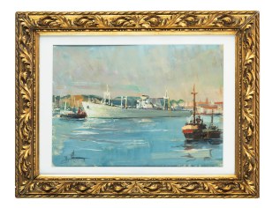Antoni Suchanek (1901 Rzeszów - 1982 Gdynia), Port w Gdańsku