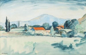 Szymon Mondzain (1888 Chełm - 1979 Paryż), Pejzaż śródziemnomorski, I poł. XX w.