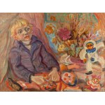 Teresa Roszkowska (1904-1992), Portret dziecięcy, 1952 r.