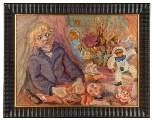 Teresa Roszkowska (1904-1992), Portret dziecięcy, 1952 r.