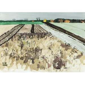 Ludwik Maciąg (1920 Kraków - 2007), Feld in Gulczewo, 2004.
