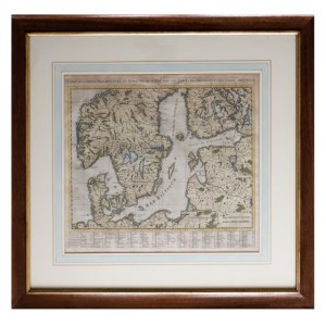 Henri Abraham Chatelain, Carte de la partie méridionale du Royaume de Suède, dall'Atlas Historique