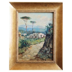 Tobia Scoppa (Naples, 1945), Landscape of Avellino