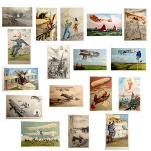 Lot of 17 Italian and foreign picture postcards.