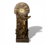 Terracotta table clock