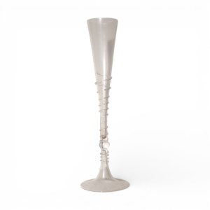 Large Murano glass flute