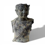 Chinese bronze bust of Buddha