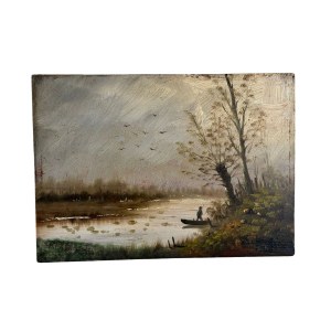 UNIDENTIFIED SIGNATURE, Landscape with a Lake